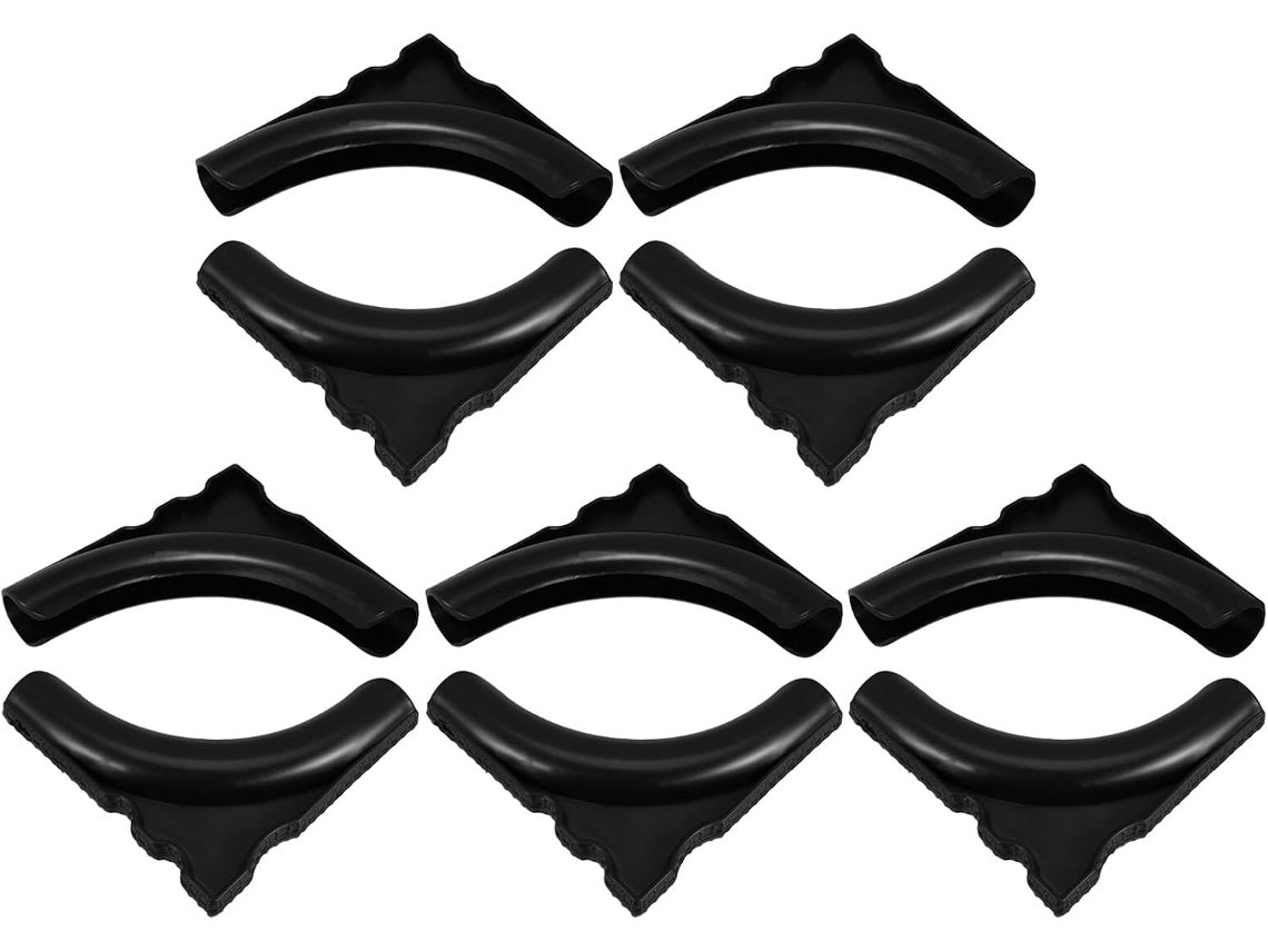 Conjunto De 10 Protetores Pretos Antiderrapantes Para Pés Móveis,