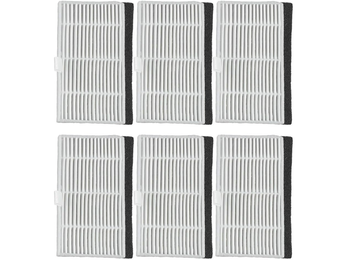 6 Filtros Laváveis De Substituição Para O Robô Aspirador Honor Choice