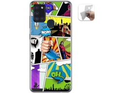 Capa Samsung Galaxy A21s TUMUNDOSMARTPHONE Comic Multicor