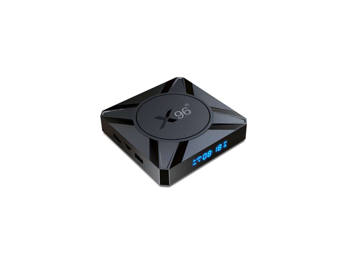 Smart Tv Box X96 M300, 4k, 4 Gb Ram/32 Gb Rom, Wi-fi 2.4g/5ghz De Banda Dupla 1000m Android 14 (preto)