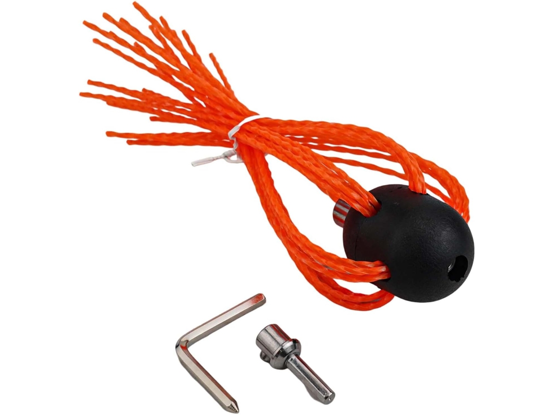Conjunto De Escovas Flexíveis Para Limpeza Chaminés, Kit Para Furadeira Elétrica, Remoção Profunda De Fuligem, Ideal
