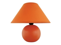 Lamparina Rabalux Ariel • Cor Laranja • Material Cerâmica • Ref 4904