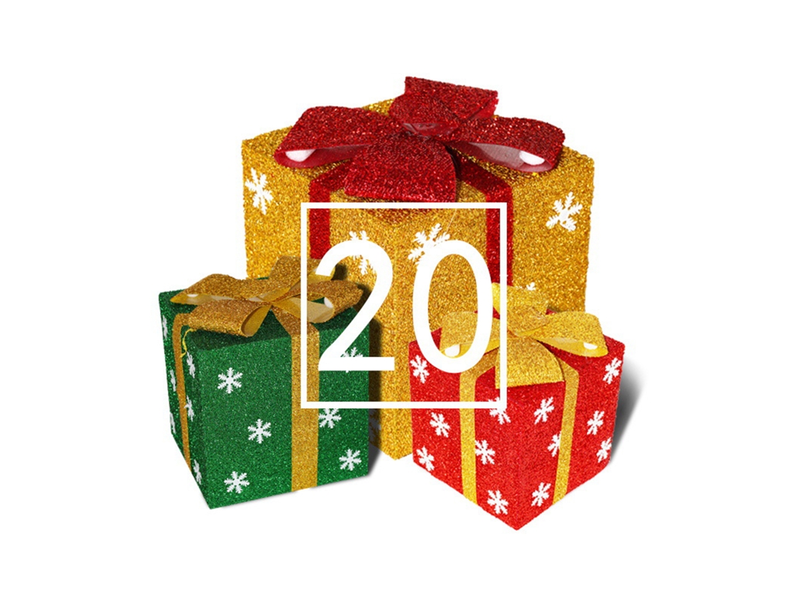 Laxiscreed Caixa De Ouro Para Diy Natal, Decoração Festiva E Embalagem De Presentes 20x20cm