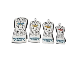 Funda para Cabeça de Palos de Golfe, Impermeável, PU, com Etiqueta de Perro, Diversos Tamanhos