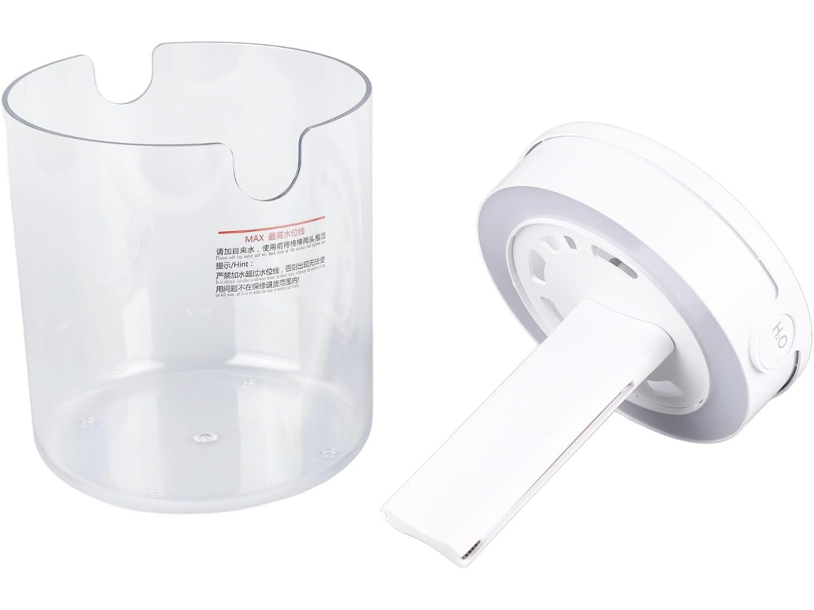 Umidificador Aramox, De Névoa, Plástico Branco, 2l, Bocal Duplo