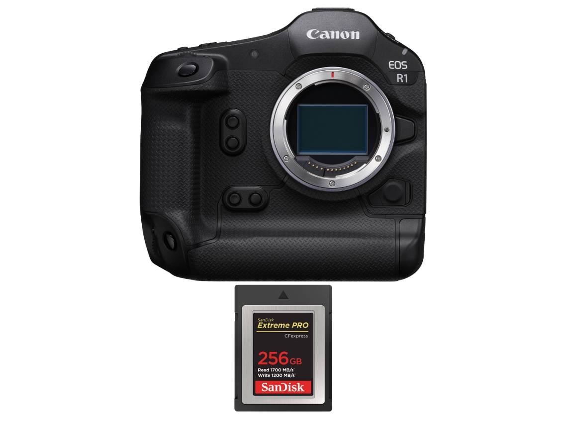 Eos R1 + 1 Sandisk 256gb Extreme Pro Cfexpress Type B + Ebook “20 Dicas para Fotos Que Impressionam” CANON