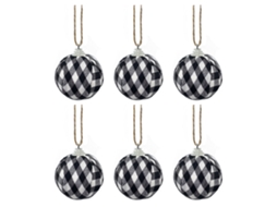 Pacote 2 Unidades Xadrez Preto E Branco 6cm