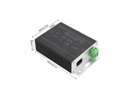 Laxiscreed Dispositivo 2-em-1 De Proteção Contra Sobretensões Ethernet Para Câmaras De Segurança