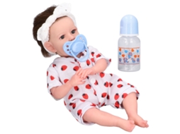 Primerox boneca Reborn 12 Polegadas Silicone Realista Bebê Menina Brinquedo Presente 3 Anos+