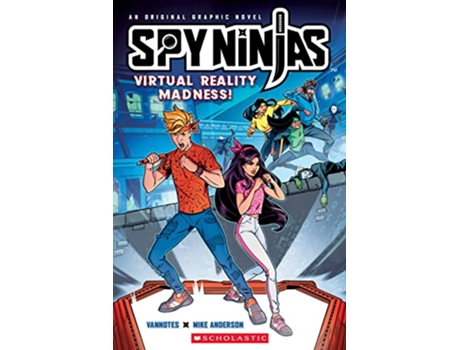 Livro Spy Ninjas Official Graphic Novel Virtual Reality Madness! de Vannotes (Inglês)