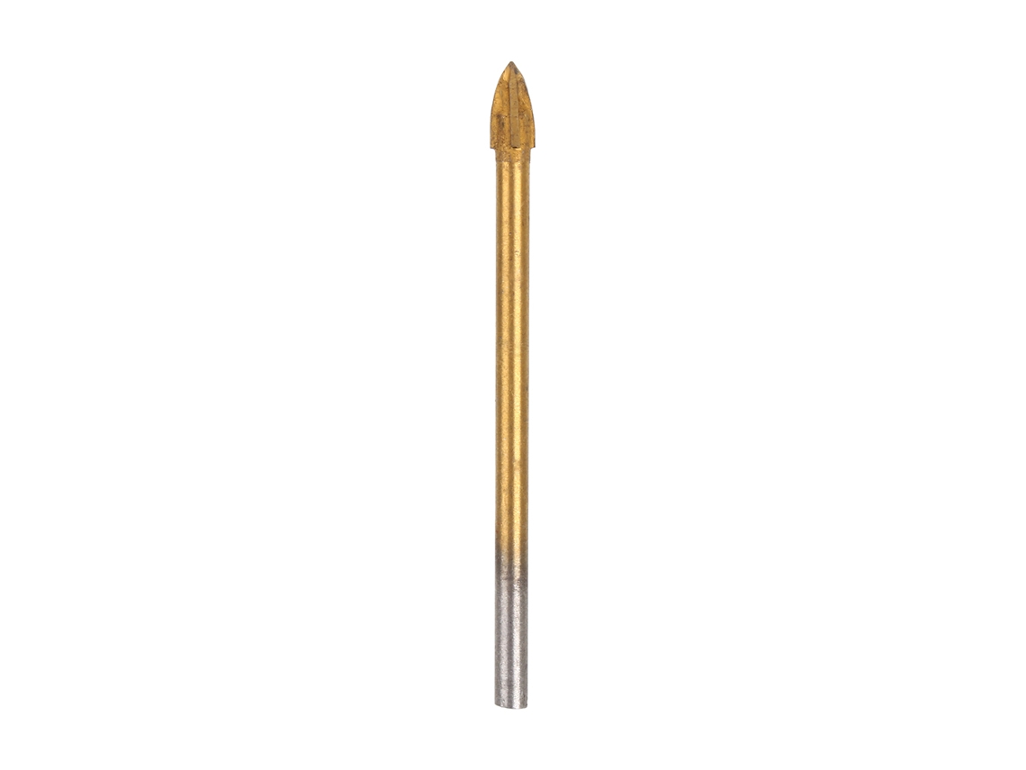 Laxiscreed Conjunto De Brocas De Carbeto Para Vidro 4mm Com Revestimento Em Titânio E Design De Cruz