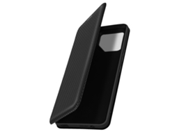 Capa AVIZAR Fólio Asus Rog Phone 8 e 8 Pro Aba com Suporte Carteira Acetinado Carbono