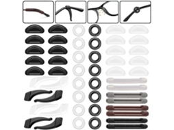 26 Pares de Ganchos Orelha Silicone Antiderrapantes para Óculos, Suporte Nariz Borracha Óculos GOKOCO