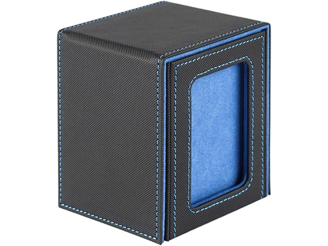 Caixa Organizadora para Cartas Colecionáveis com Visor, Azul. SFUSHOS