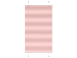 Vidaxl Rosa Plissada Cega 80x150 Cm Largura Tecido 79,4 Cm Poliéster