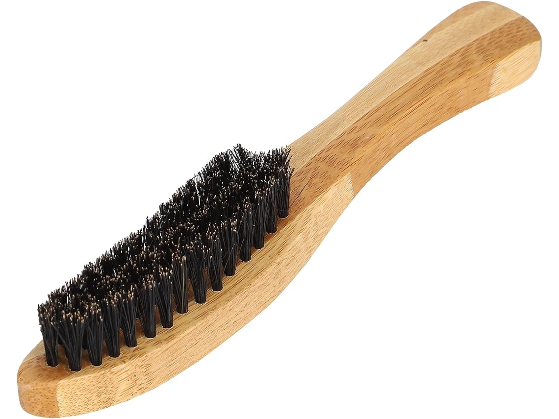 Escova Profissional Para Barba Masculina, Ideal Para Viagens, Portátil, Com Ponta Oleada, Escova Para Cuidar Da Barba