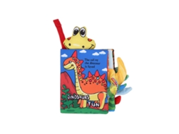 Mali livro de Tecido para Bebê Resistente a Rasgos com Caudas de Dinossauro Brinquedo Educativo para Bebês