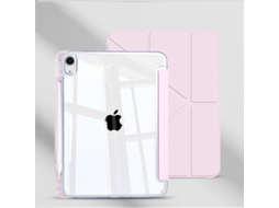 Capa Protetora Para Tablet Huawei Matepad 10.4 Rosa Cereja, Alta Transparência, Dobrável Em 3y, 2025, Alta Transparência. Cor Rosa Cereja. Yunzii