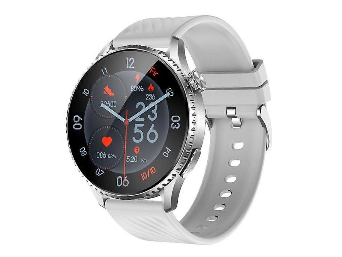 Relógio Inteligente com ECG e Tela Curva AMOLED de 1,56 Polegadas, Bluetooth, Chamadas, Monitor de Frequência Cardíaca Ly Ebike