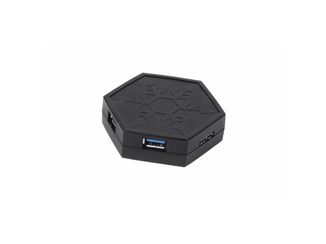 Hub SILVERSTONE 20139 (USB - Preto)