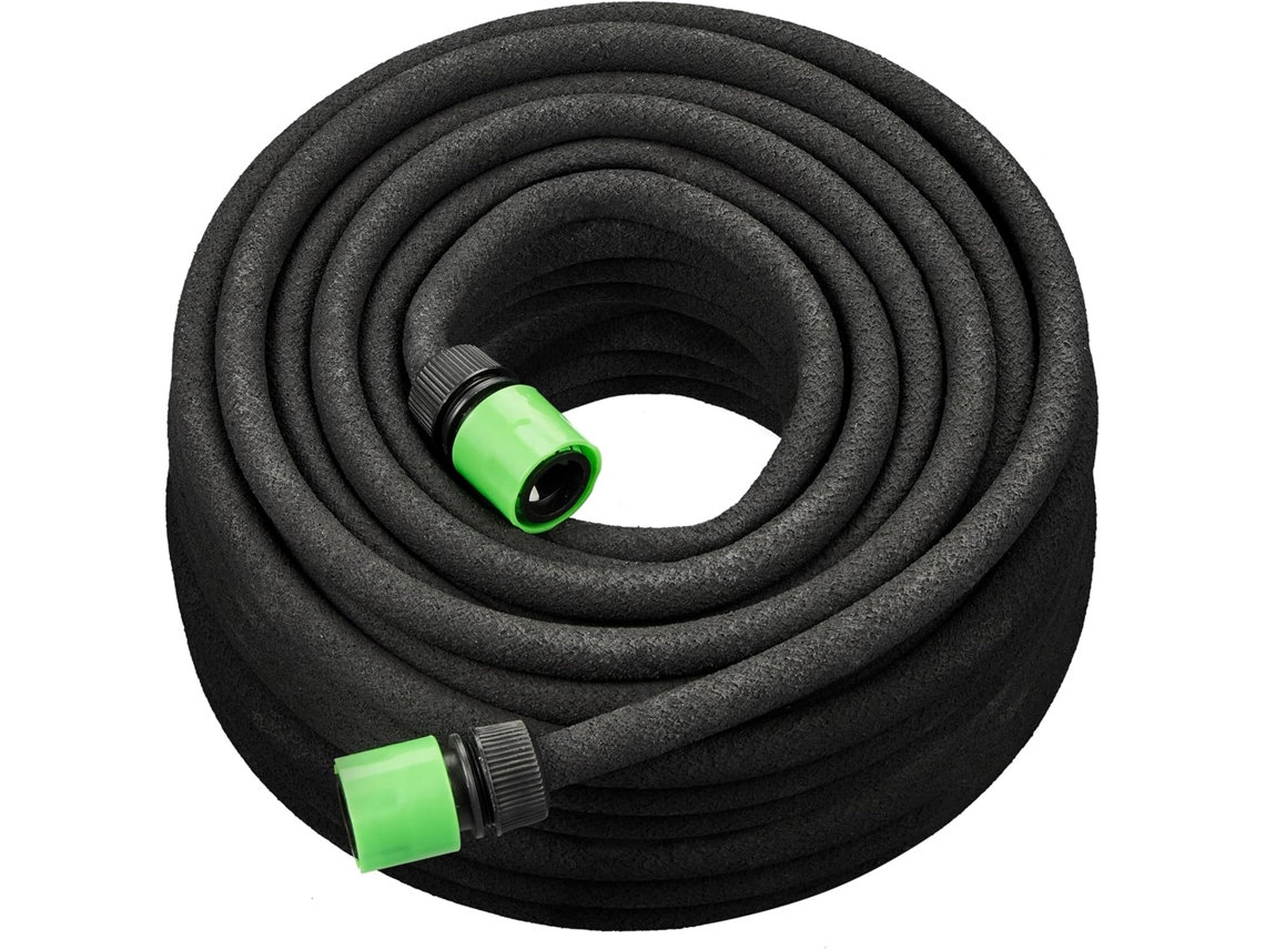 Tuyau Darrosage, 15 M, Pour Vos Carrés Potagers Surélevés Ou Vos Haies, Pour Le Jardin, Noir Zeuxo