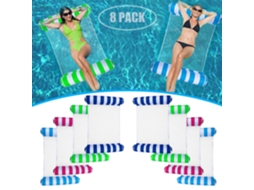 Conjunto De Boias Infláveis ​​multifuncionais 4 Em 1 Para Piscina, Tamanho Adulto (tipo Rede, Cadeira De Descanso, Rede E Boia Flutuante).