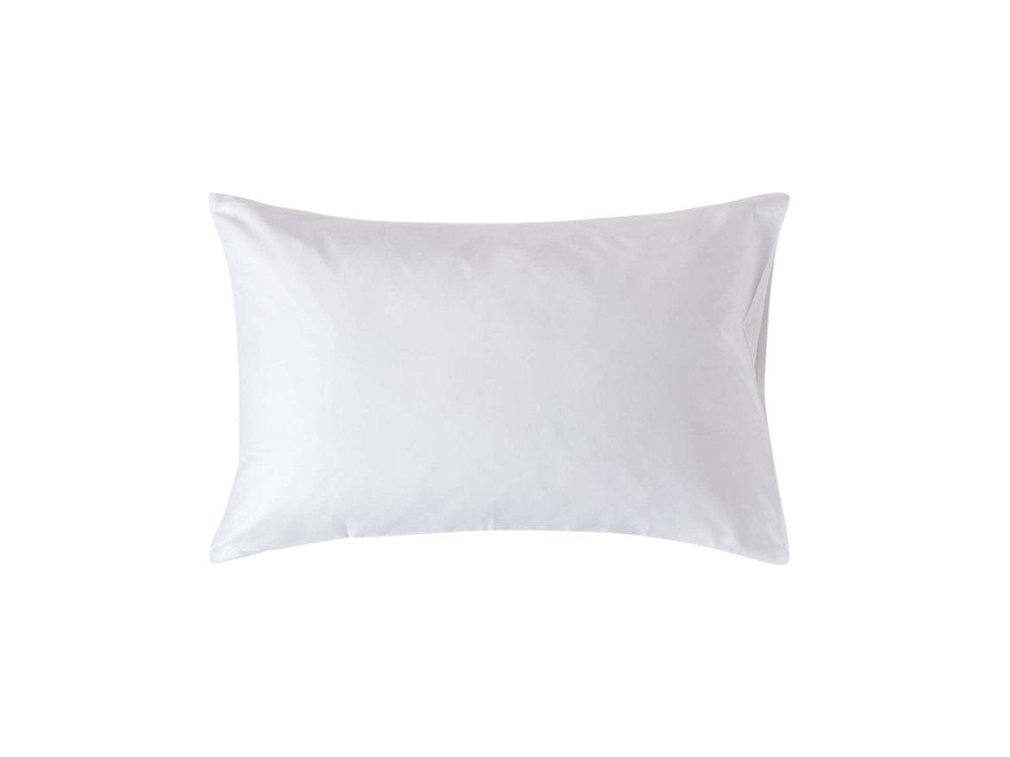 Homescapes White Organic Cotton Housewife Pillowcase 400 Tc