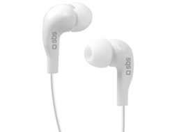 Auricular Stereo In-ear 3,5mm SBS Branco (Outlet Caixa Aberta)