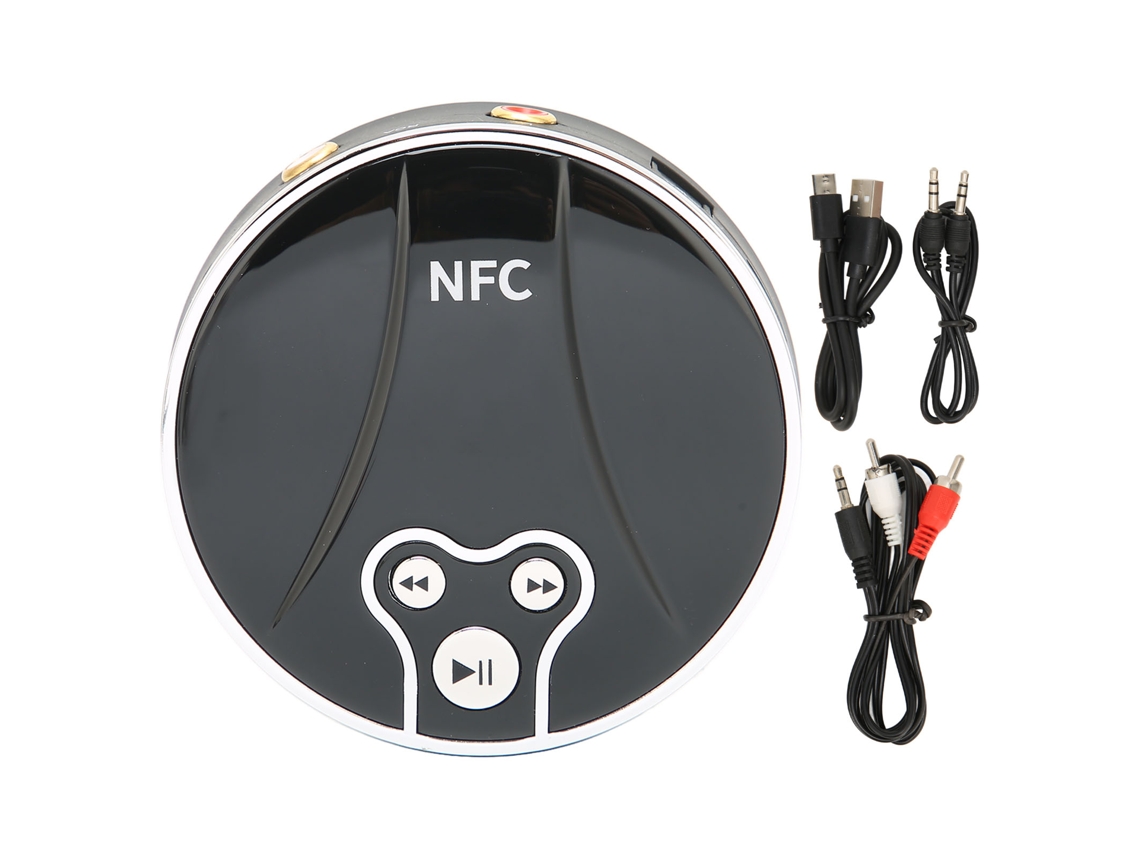 Adaptador receptor Bluetooth com entradas de 3,5 mm, aux, RCA e óptica, extensor NFC sem fio CHABERLU