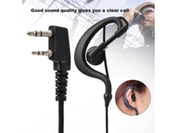 Fone Ptt, Modelo Walkie talkie, com Som Nítido, Confortáveis, Cabo Longo, Reprodução de Áudio e Vídeo AQUAFORGE