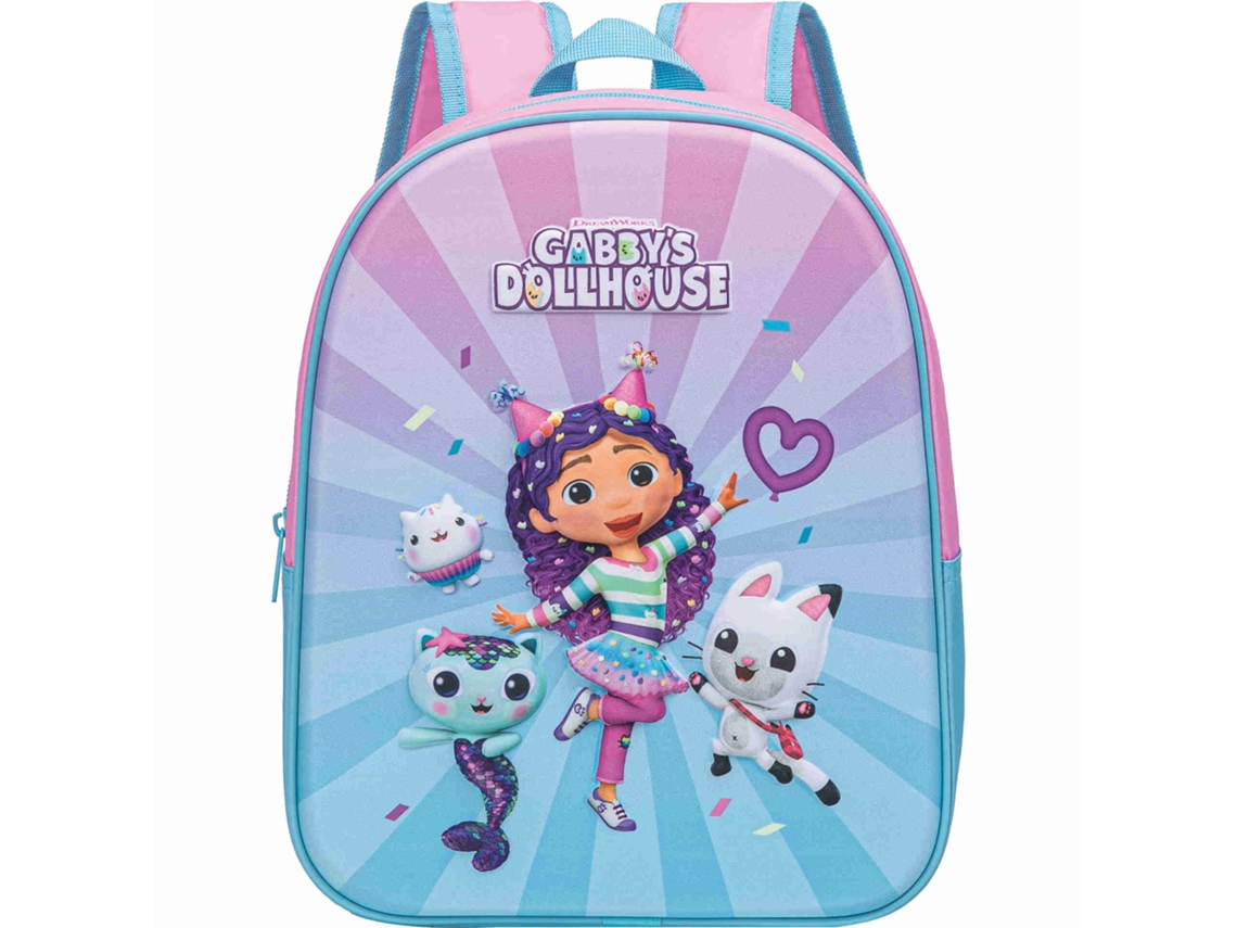Mochila Pequena 3d GABBY'S DOLLHOUSE Party-tastic