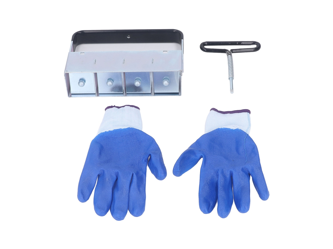 Molde manual para blocos de solo de 4x2 polegadas: Moldes portáteis em tamanho mini para sementes e estacas.