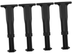 Conjunto De 4 Pés Apoio Ajustáveis Para Cama, Armário E Sofá, Em Material Pp, Com Altura Ajustável De 135a 220mm