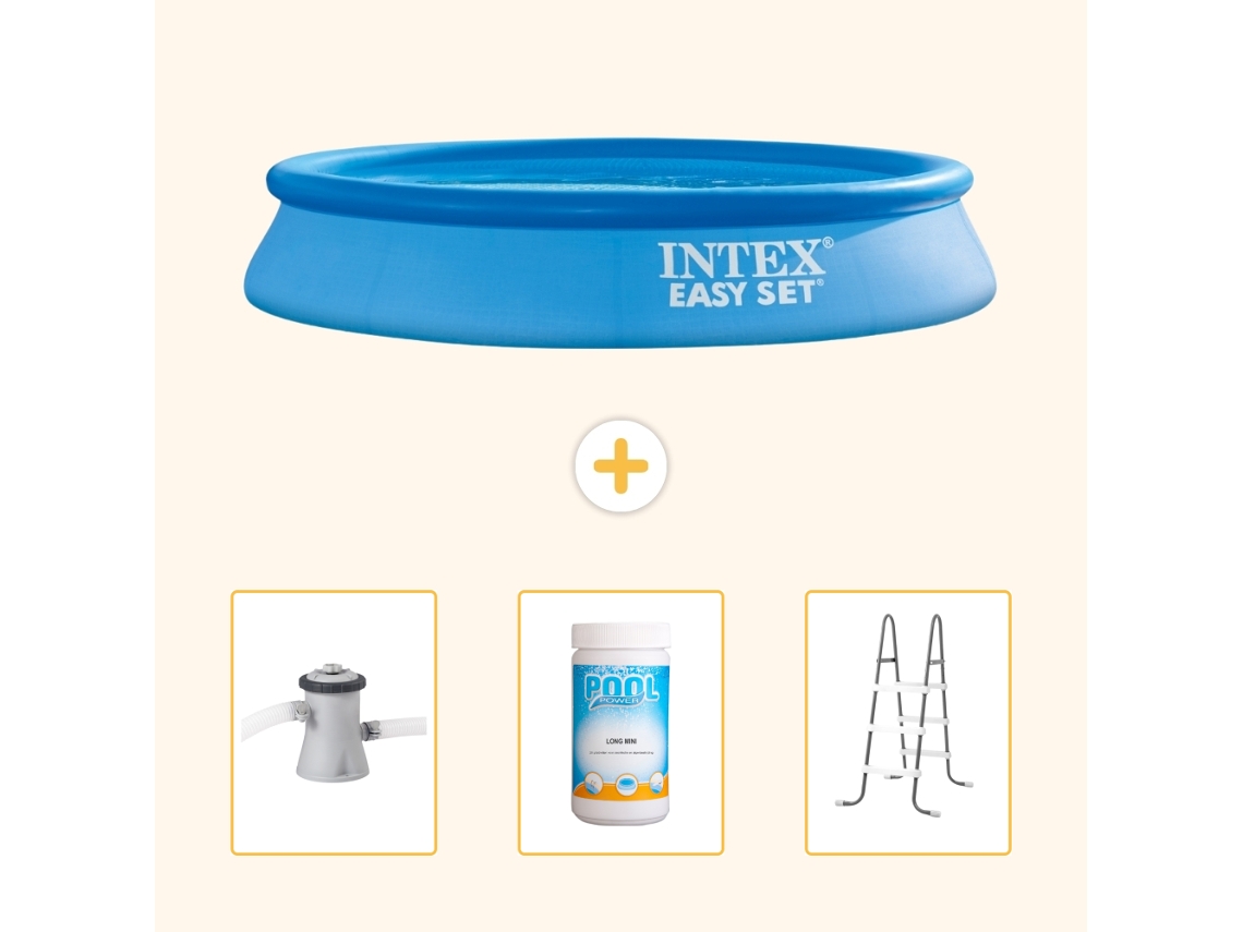 Intex Piscina Easy Set Redonda - 305x61 Cm - 4-peças Scb84