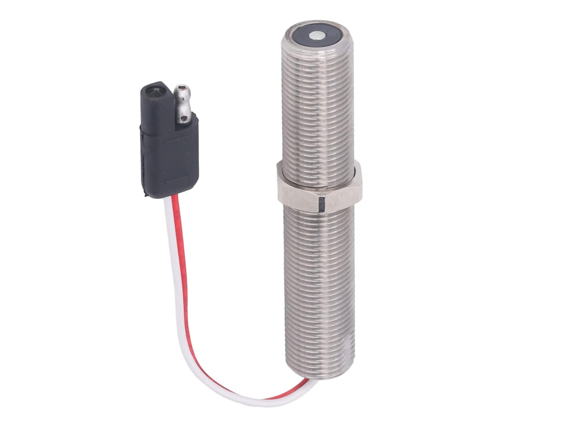 Sensor de velocidade de rotação em aço inoxidável para ambientes com gás.