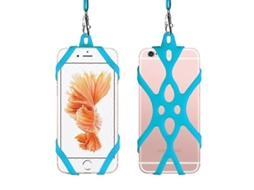 Suporte Universal Para Telefone, Alça De Pescoço De Silicone Compatível Com Smartphones De 4,7 A 6,5 Polegadas