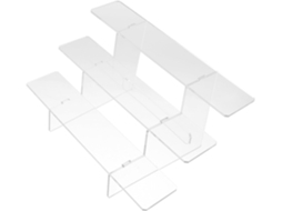 Suporte De Acrílico Transparente Removível 3 Níveis Homoyoyo Para Figuras Ação, Suporte Em Camadas Para Exibir E
