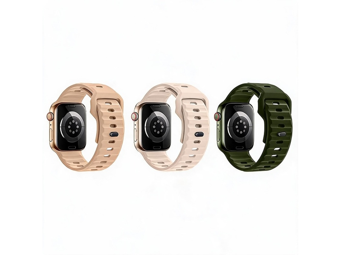 3 Pcs Bracelete Para Apple Watch 38/40/41/42mm Cuich