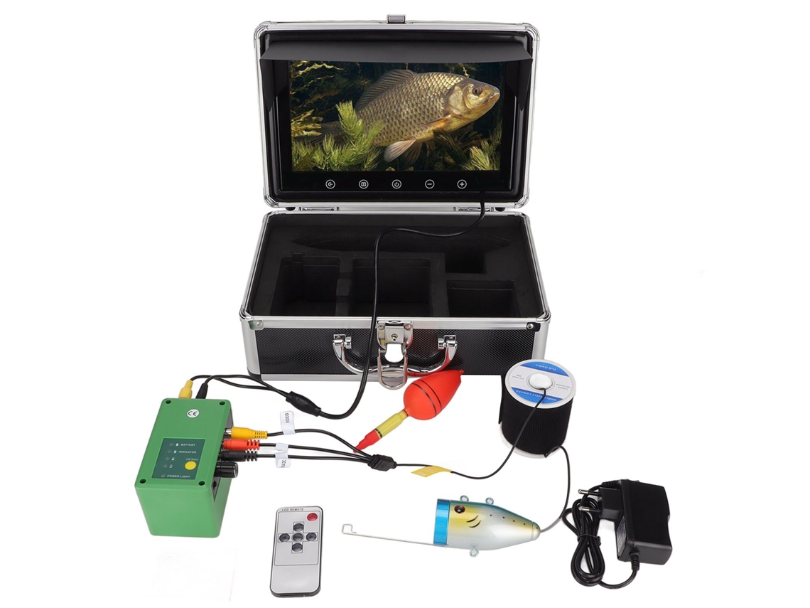 Câmera De Pesca Subaquática Lcd 10.1" Hd 1000tvl
