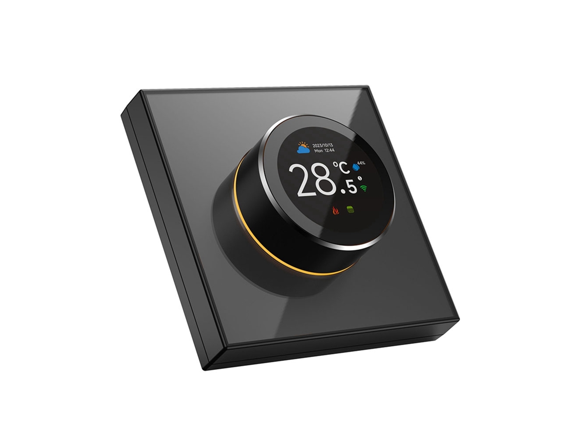 Termostato Inteligente com Tela Tft 1.32in, Botão Táctil, Voz, Wifi e Luzes Ambiente