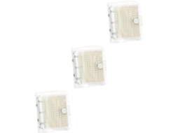 Conjunto De 3 Mini Cadernos Com Capa Transparente, Adoráveis Cadernos Com Argolas, Multifuncionais P Gokoco