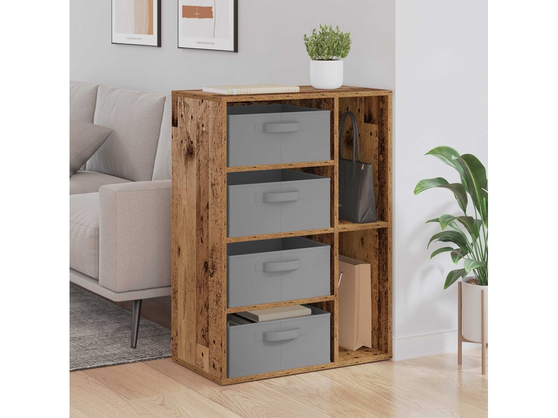 Vidaxl Buffet Madeira Antiga 60 X 33,5 X 84 Cm