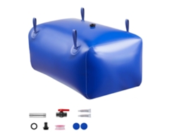 Bexiga De Armazenamento De Água Succebuy 240 L De Pvc Portátil Para Jardim, Azul
