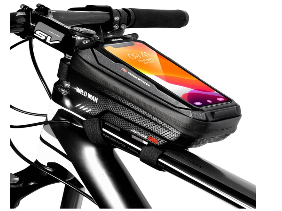 Bolsa para Telemóvel de Bicicleta Até 6,5 Polegadas Impermeável Ecrã Tpu Reflexivo LURELIA