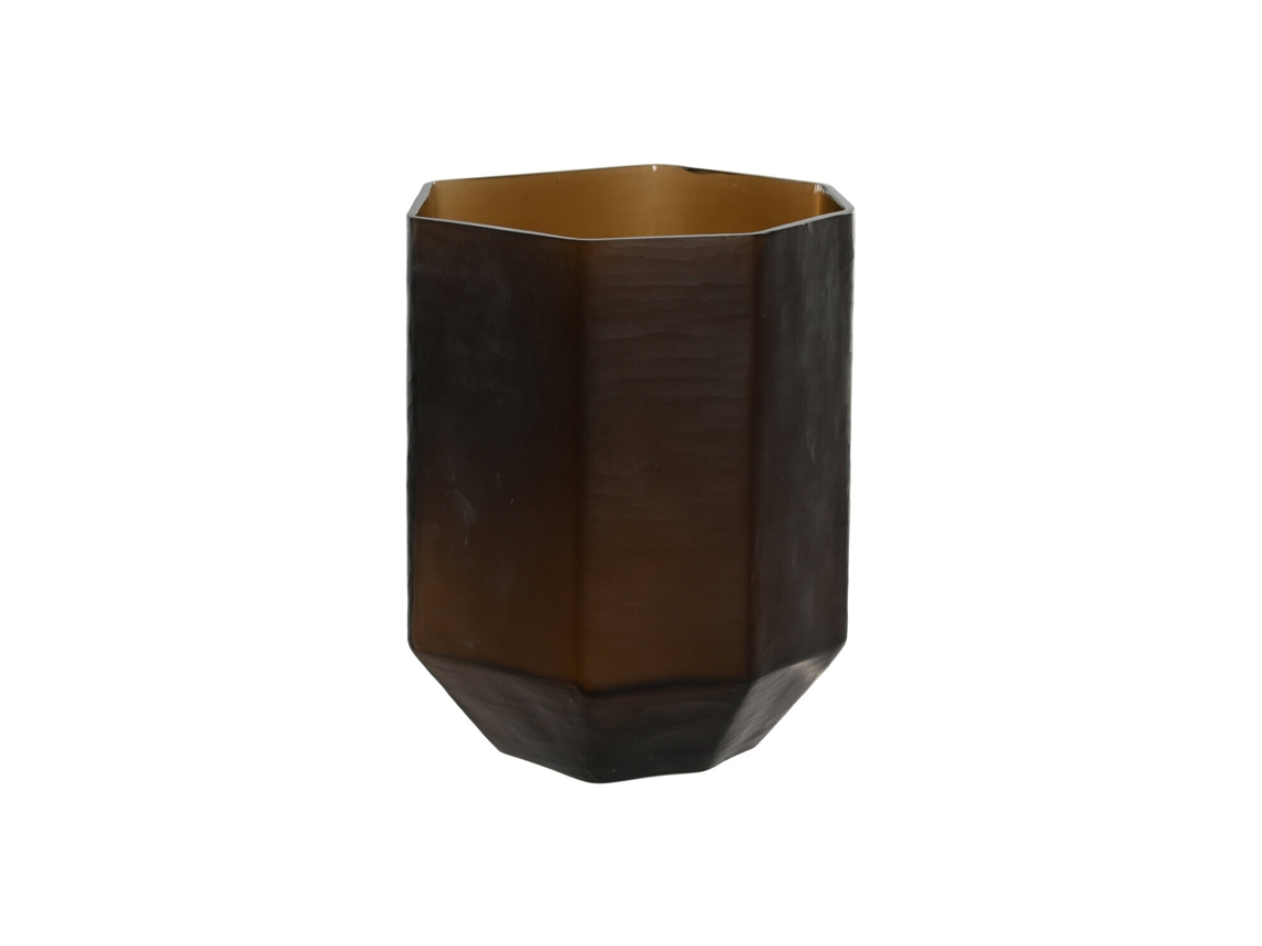 Vaso de Vidro Esmaltado de 2,5 Kg, 18x18x22 Cm ALEXANDRA HOUSE LIVING