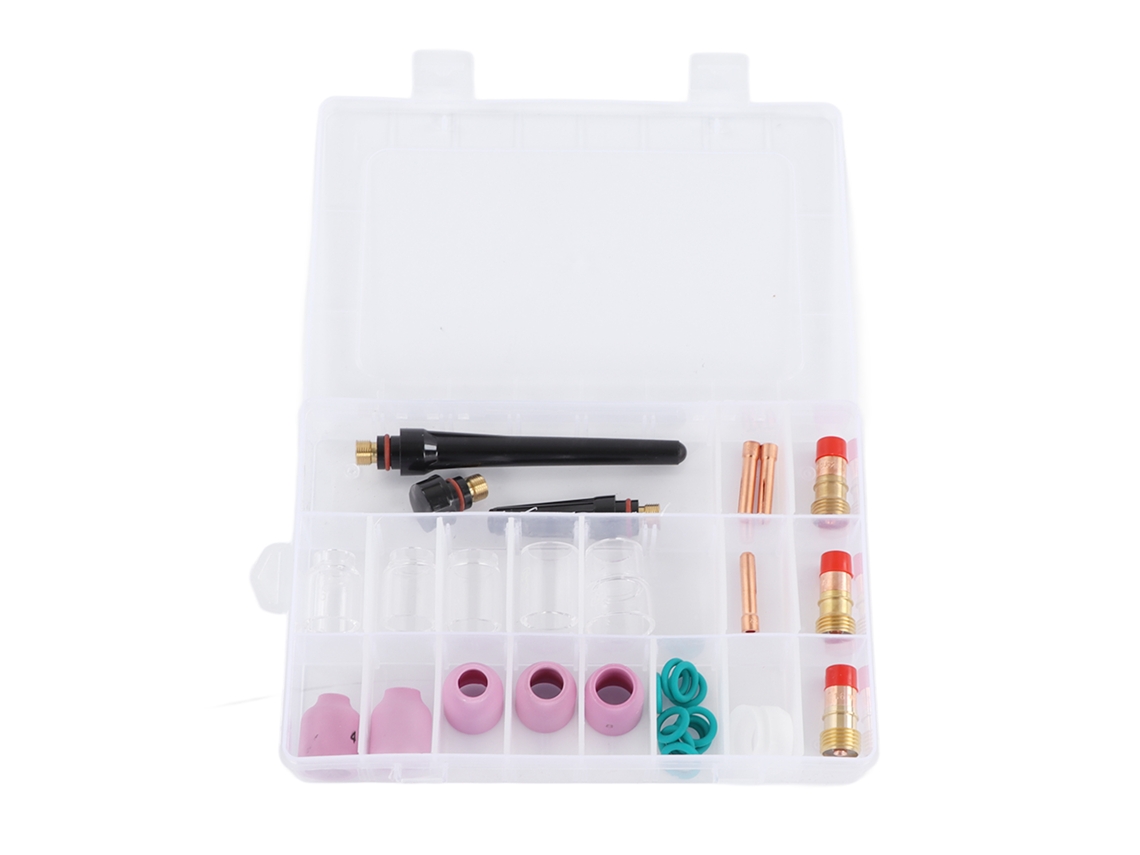 Kit De Consumíveis Para Torcha Tig: Bico Cerâmico, Lente De Gás, Grampo De Eletrodo Resistente À Temperatura