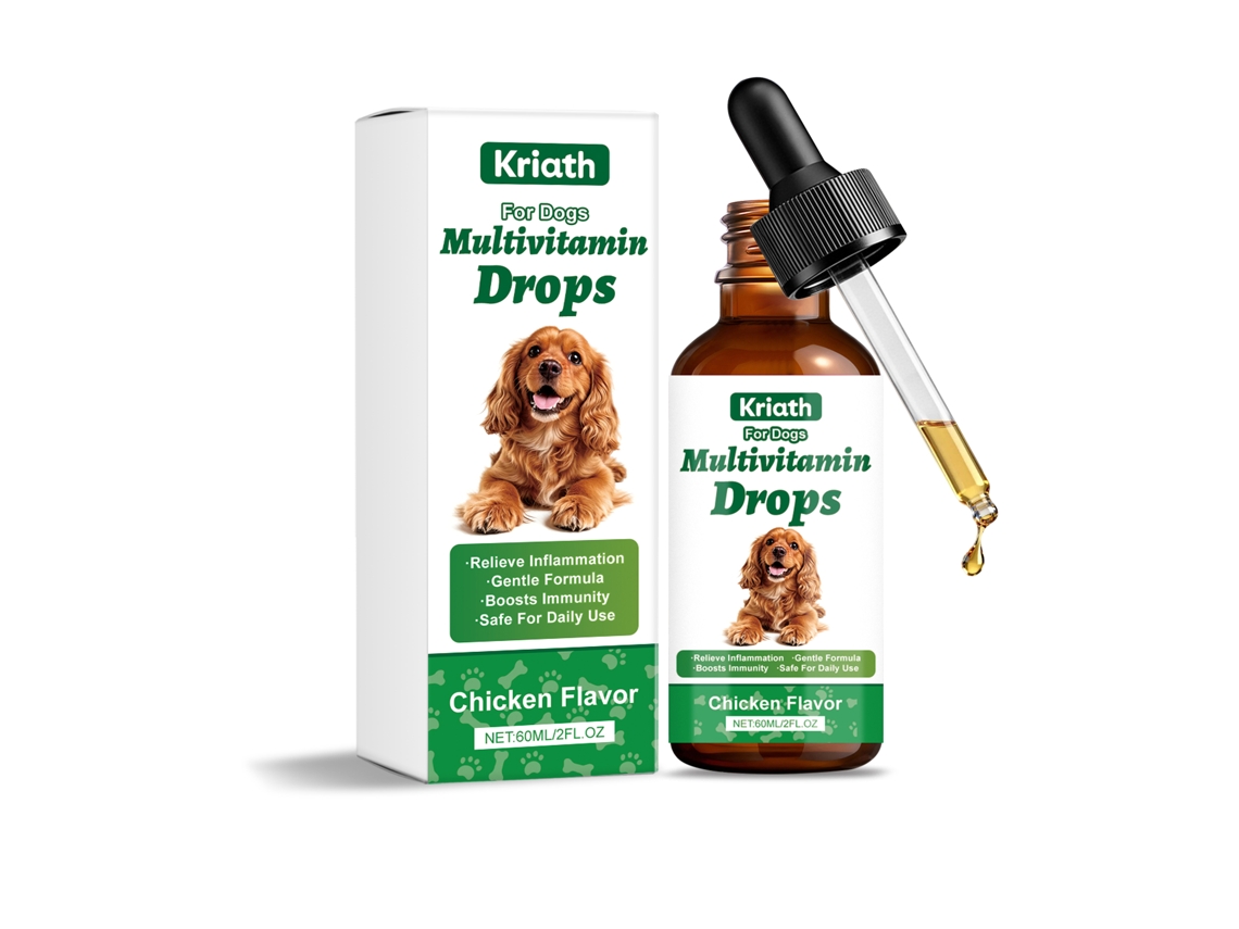 Suplemento Nutricional LAXISCREED com Gotas Multivitamínicas para Cães