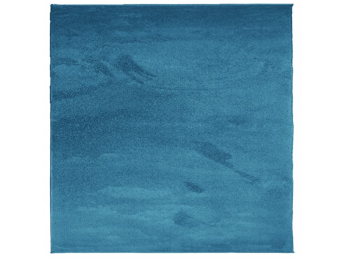 Rug, Rugs Vidaxl Azul Poliéster (120 X 120 Cm)