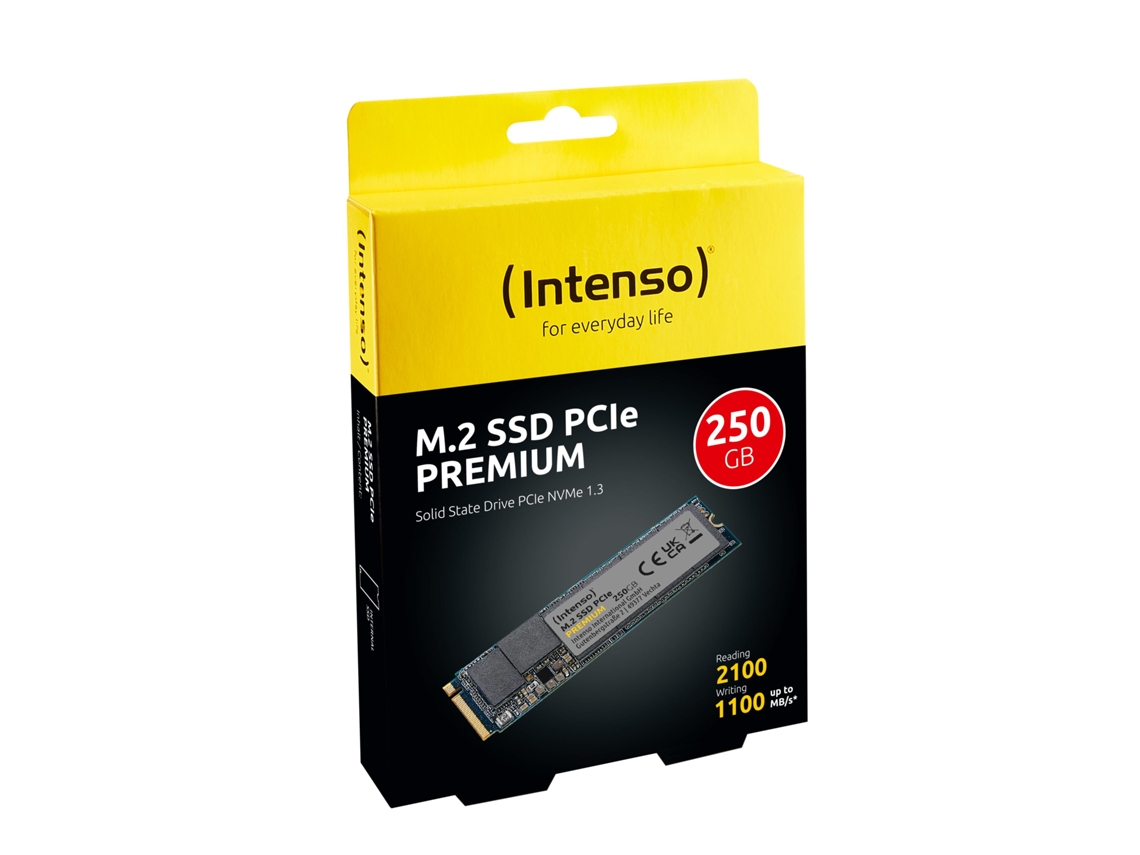 Intenso Ssd 250Gb Premium M.2 Pcie Pci Express 3.0 Nvme