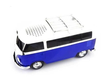 Coluna HIGH-TECH & BIEN-ETRE Ws-267 Bt Bluetooth Mini Bus com Led Azul